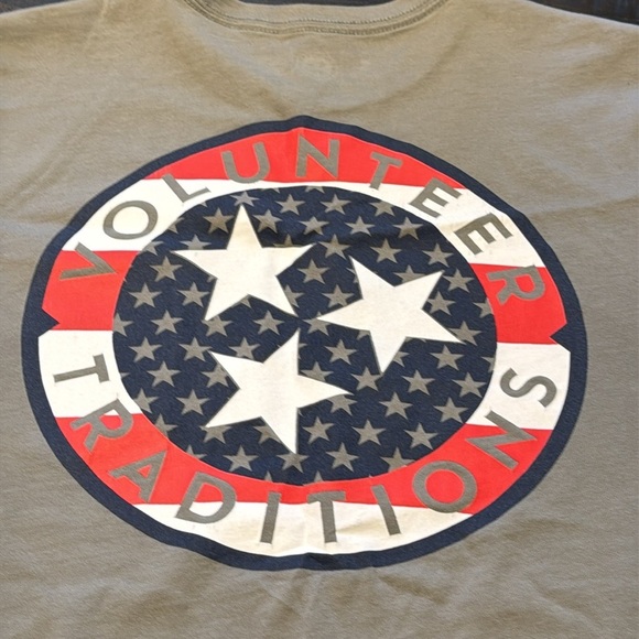 Volunteer Traditions TN Tristar Patriotic Graphic Pocket Shirt Size Small Men - Picture 1 of 5